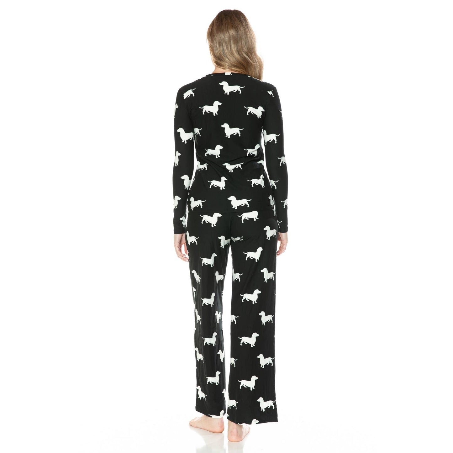 Buttery Soft Dachshund Pajama Set – Top & Bottom - Pajamas