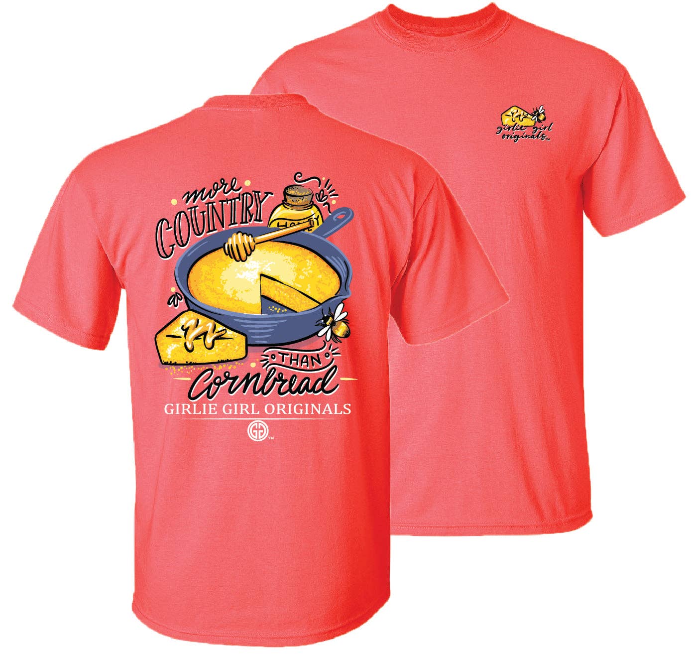 Cornbread Southern & Sassy Tee – More Country Than Cornbread! - Shirt