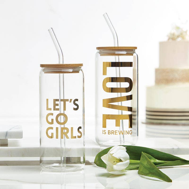 Glass Cold Brew Tumbler - Let’s Go Girls
