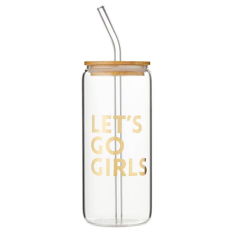 Glass Cold Brew Tumbler - Let’s Go Girls