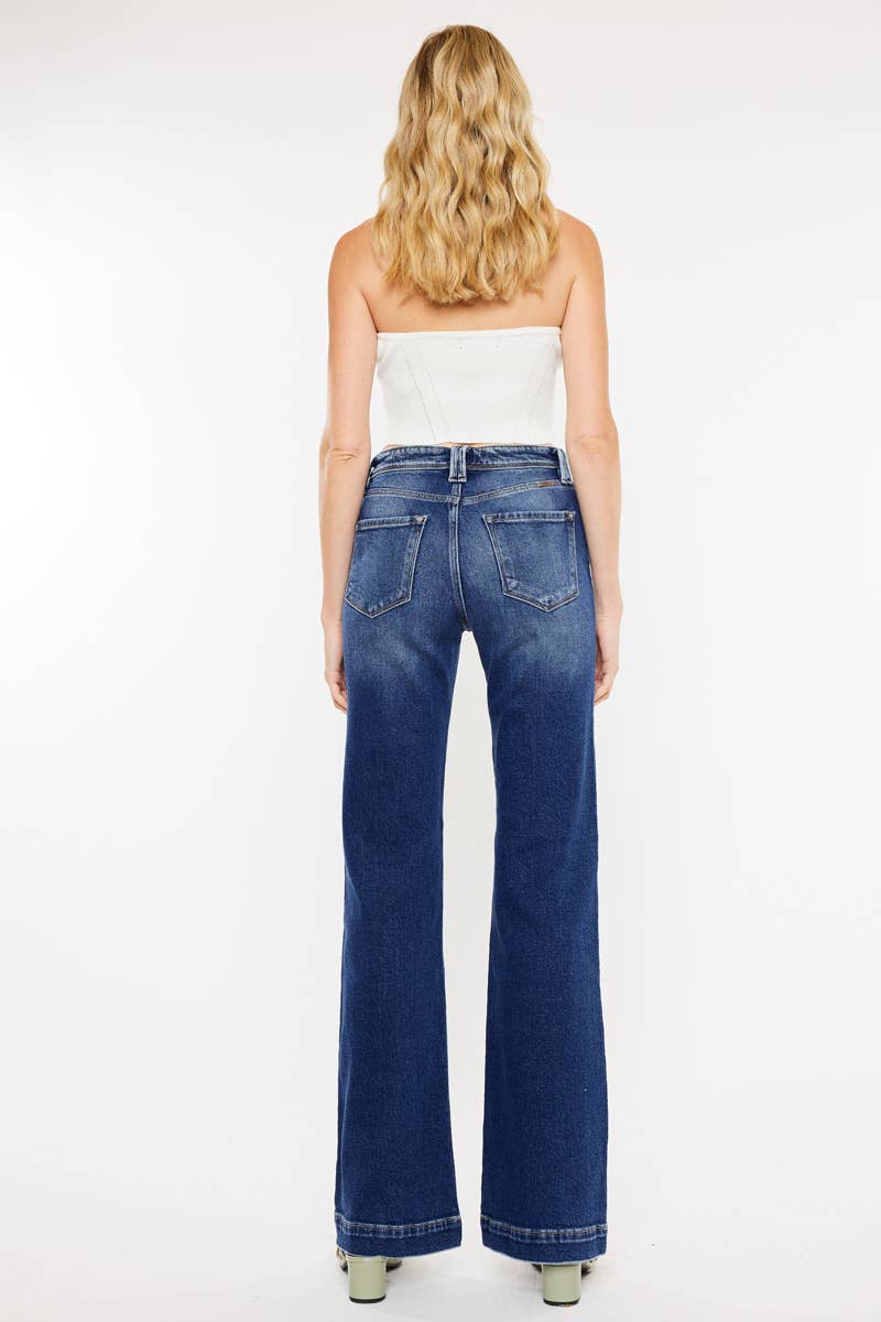 High Rise Holly Flare Jeans - Medium Wash - Jeans