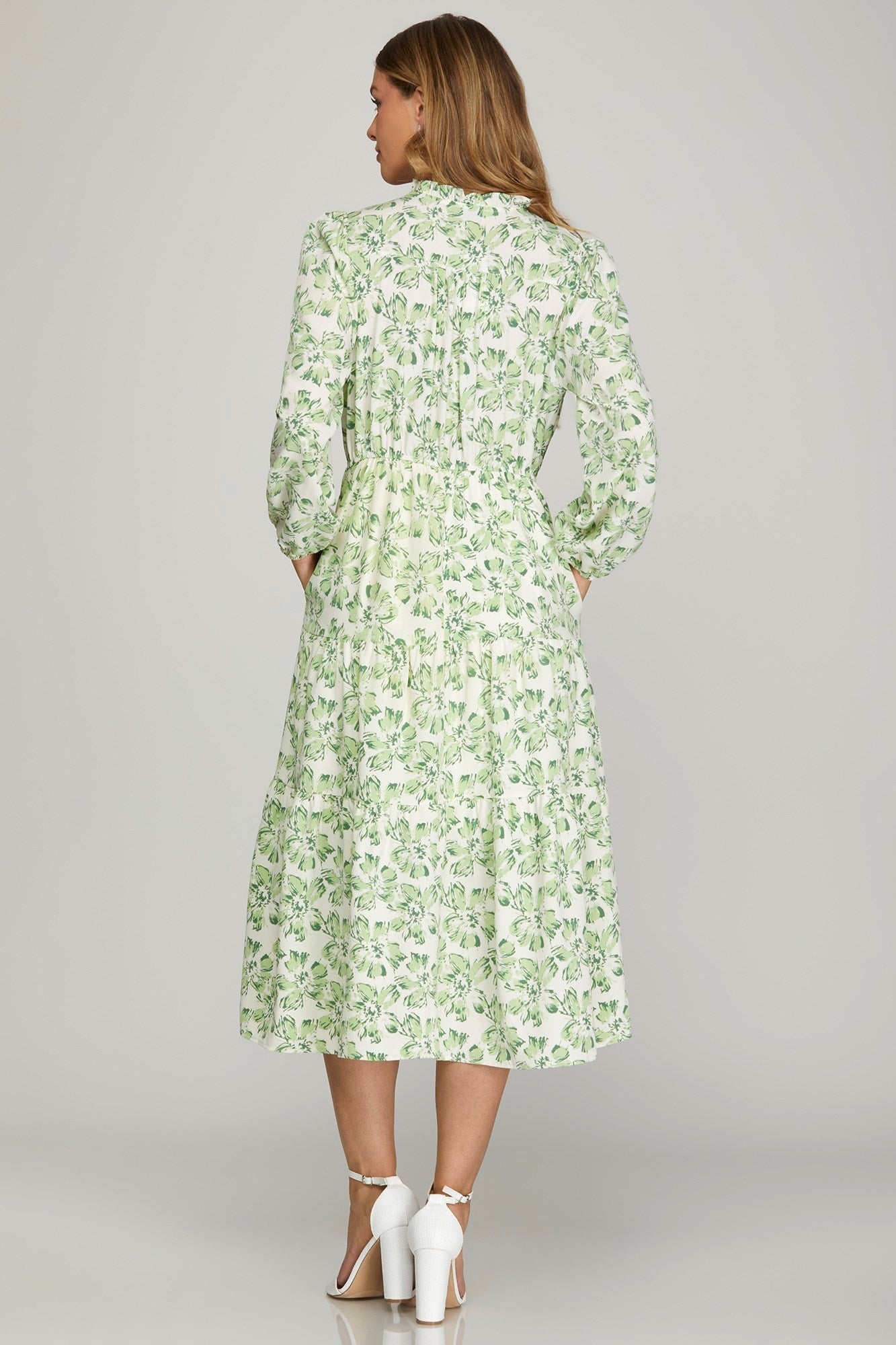 Ivy Pintuck Midi - Dress
