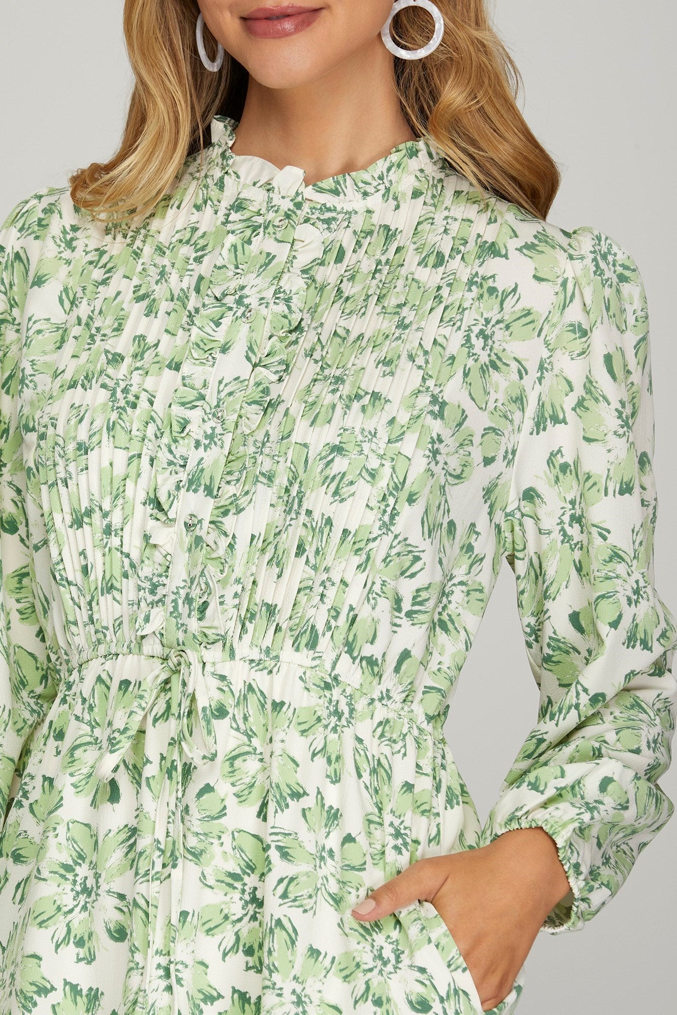 Ivy Pintuck Midi - Dress