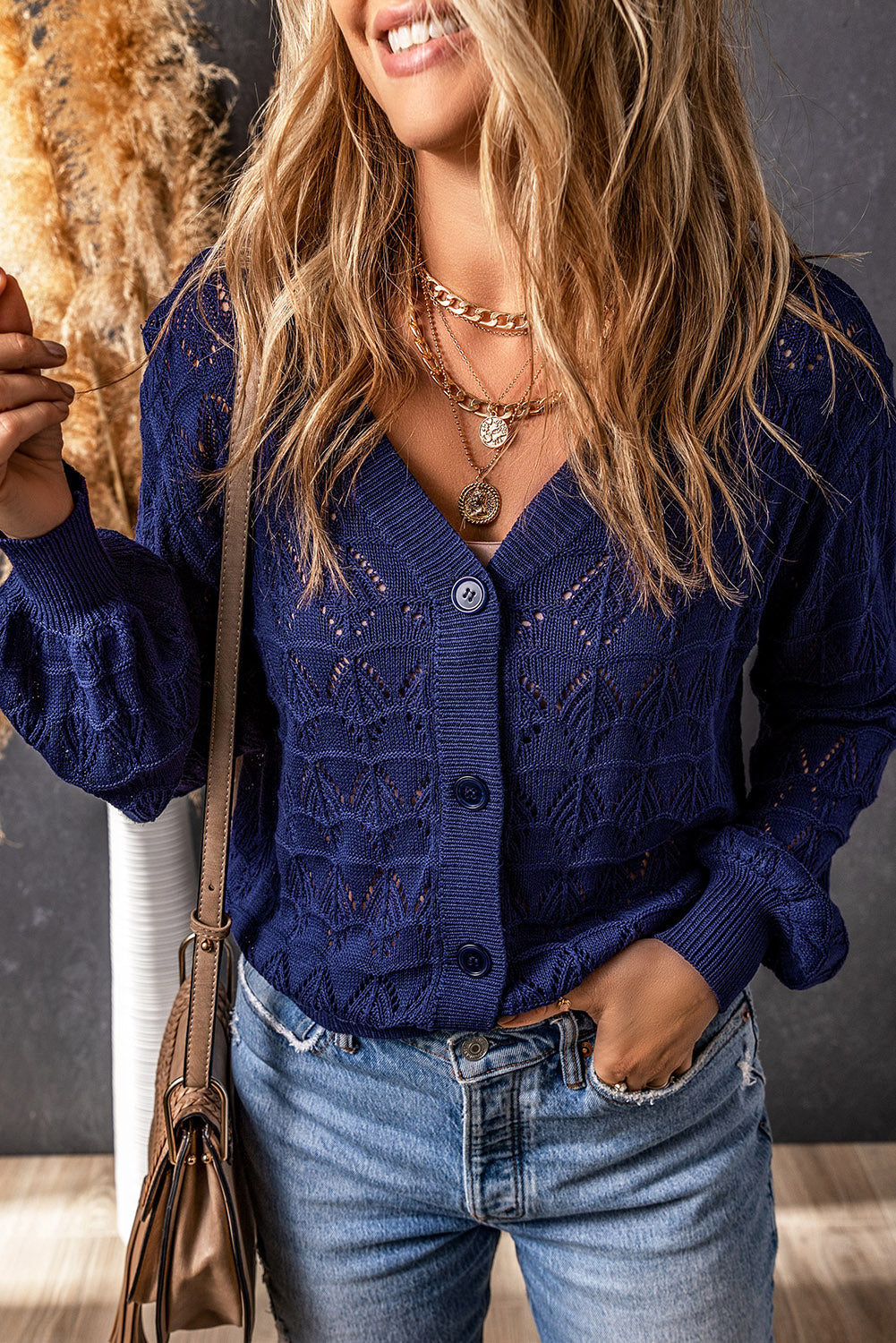 The Willow Crochet Cardigan - Sweater