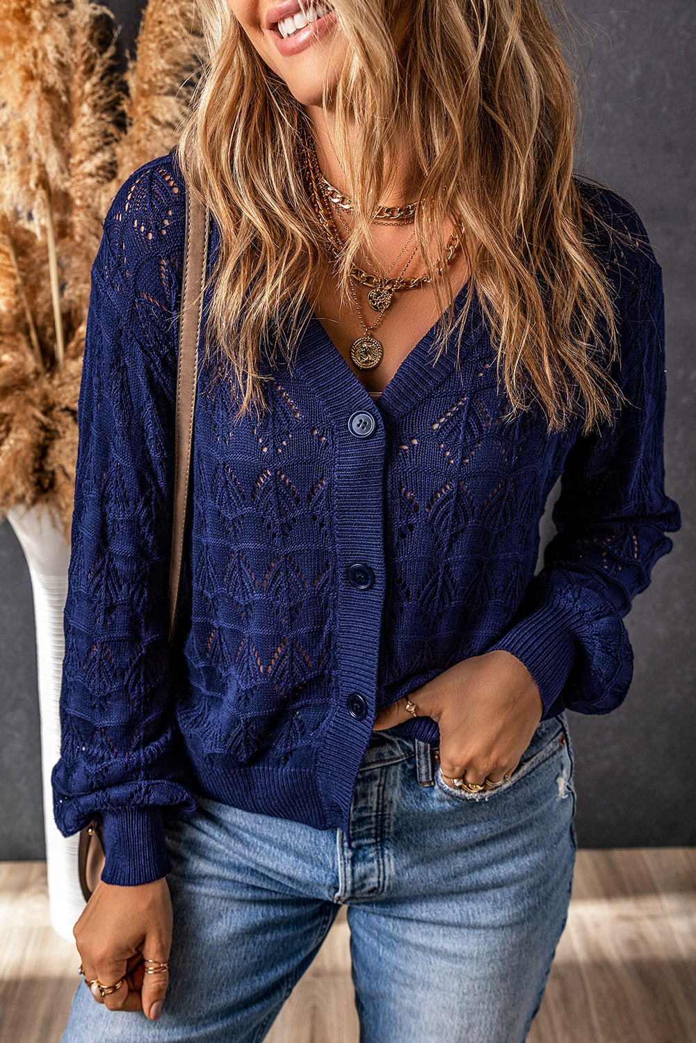 The Willow Crochet Cardigan - Sweater