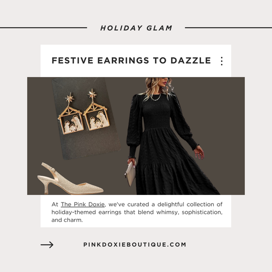 Holiday Glam: Festive Earrings to Dazzle