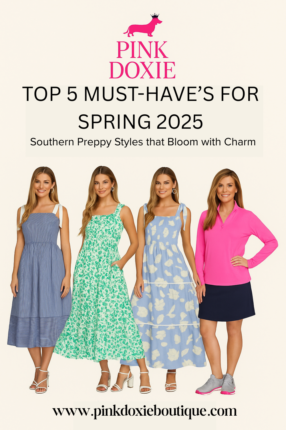 🌸 The Pink Doxie’s Top 5 Must-Haves for Spring 2025 🌸