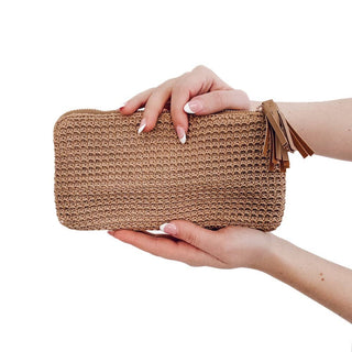 Rome 3-in-1 Raffia Clutch