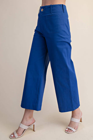 Colette Cropped Wide-Leg Pants