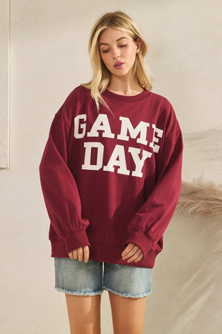 Bold Varsity Game Day Sweatshirt