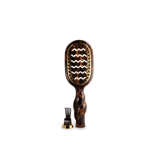Mini Vented Styling Hair Brush - Tortoise Shell | Travel-Size Blowout Brush