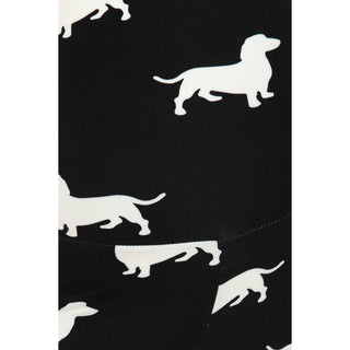 Ultra-Soft Dachshund Print Maternity Leggings