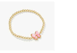 Rosé Bow Bracelet