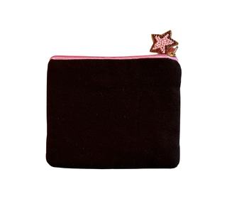 Hand-Beaded Dachshund Cowboy Coin Purse – Western Pink Dog Pouch