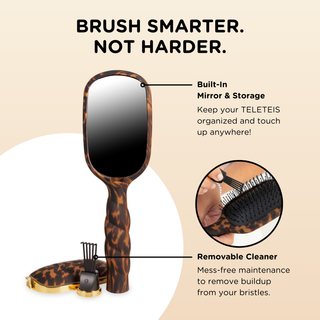 The Ultra-Gentle Fine Hair Detangling Brush – Tortoise Shell Edition