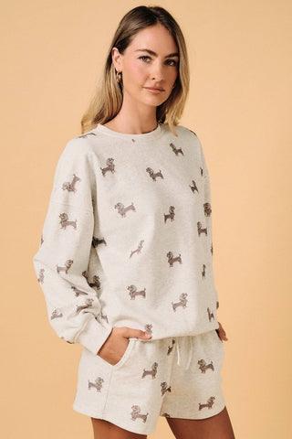 Weenie All Over Print Sweatshirt