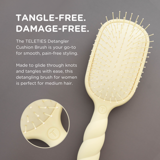 Pro-Glide Detangler Hair Brush for Thick & Medium Hair – Tan