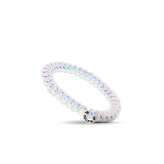 TELETIES Peppermint Spiral Hair Coils - Small (3-Pack) | No-Rip Hair Ties