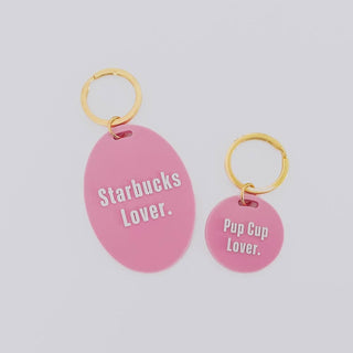 Gus & Co Dog Tag and Keychain Set