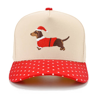 Santa Dachshund Trucker Hat