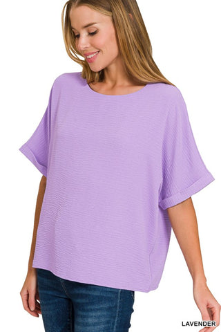 Woven Airflow Top & Shorts Set