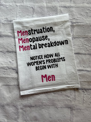 “All Women’s Problem” Tea Towel