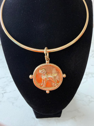 Smokey Medallion Necklace