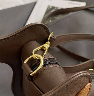 Funny Spotted Dachshund Shaped Crossbody Bag