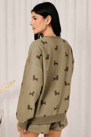 Weenie All Over Print Sweatshirt