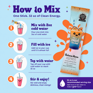 Clean Energy Loaded Tea Sticks – Sugar-Free & Vitamin-Infused Drink Mix