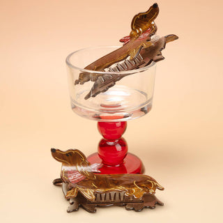 Dachshund Hair Claw Clip, Tortoiseshell