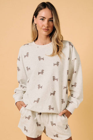 Weenie All Over Print Sweatshirt
