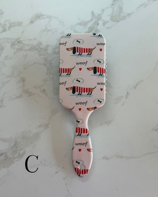 Dachshund Detangling Paddle Hairbrush
