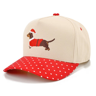 Santa Dachshund Trucker Hat