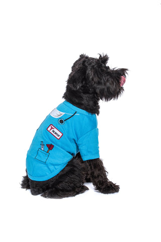 Dr. Woof Dog T-Shirt – Funny Halloween Costume for Dogs