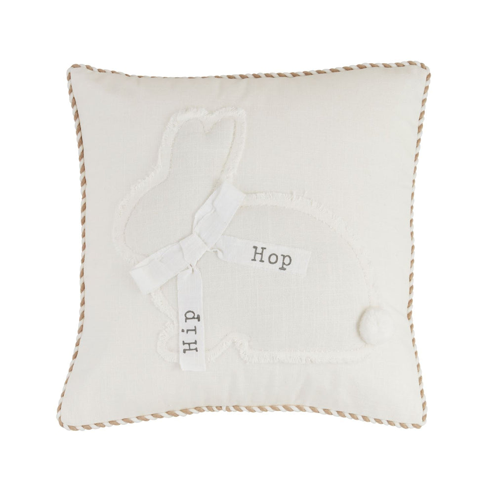 Mud Pie Spring Bunny Pillow (Long or Square) - Home