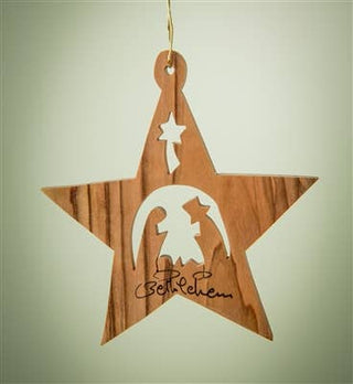 Star with Nativity - 3"