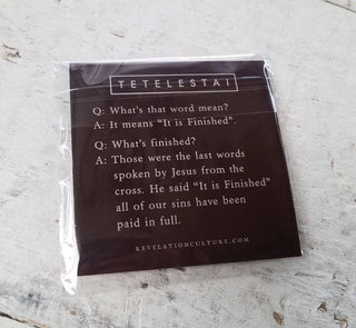 "TETELESTAI | 33AD" Bracelets - Gospel Sharing Wristband