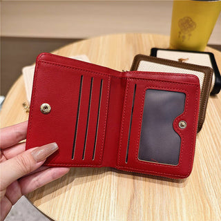Embroidered Dachshund Zip Bifold Wallet