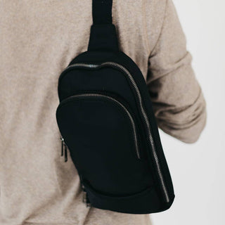 L'uomo RFID-Blocking Crossbody Sling Bag