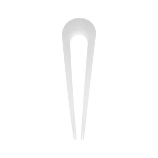 French Hair Pin Coconut White