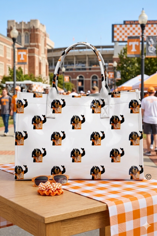 Tennessee Vols Smokey Mascot Large Game Day Tote Bag