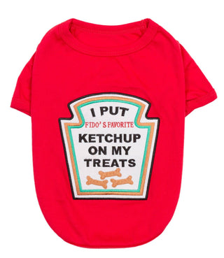 Ketchup Licker Dog Costume – Funny Halloween Pet Tee