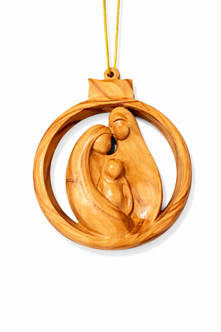 Ornament with Holy Family - 3"
