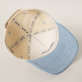 Little Tail, Big Heart | Dachshund Embroidered Two-Tone Trucker Hat