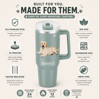 40oz Dachshund Tumbler - Insulated