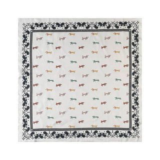Retro Cute Pet Print Bandana Scarf