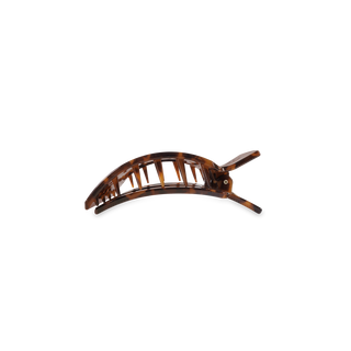 Square Flat Hair Clip | Small | Tortoise