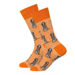 Bluetick Coonhound Cotton Crew Socks