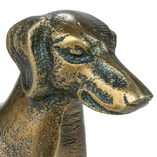 Antique Brass Dachshund Figurine